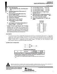 Datasheet LM239AQDREP manufacturer TI