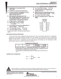 Datasheet LM239AQDRQ1 manufacturer TI