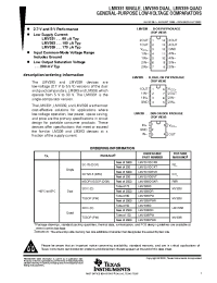 Datasheet LMV331IDCKT manufacturer TI