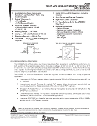 Datasheet LP2985A manufacturer TI