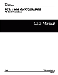 Datasheet PCI1410A manufacturer TI