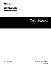 Datasheet PCI2050B manufacturer TI
