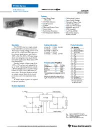 Datasheet PT4584A manufacturer TI