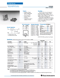 Datasheet PT5021L manufacturer TI