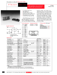 Datasheet PT6222B manufacturer TI