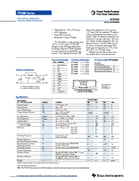 Datasheet PT6406B manufacturer TI