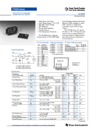 Datasheet PT6601F manufacturer TI