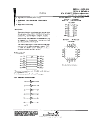 Datasheet SN5414 manufacturer TI