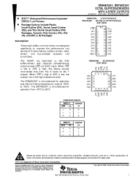 Datasheet SN54AC241FK manufacturer TI