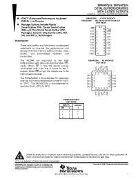 Datasheet SN54AC244 manufacturer TI