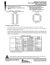 Datasheet SN54AHC373 manufacturer TI