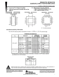 Datasheet SN54AHCT00FK manufacturer TI
