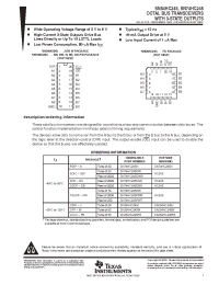 Datasheet SN54HC245 manufacturer TI