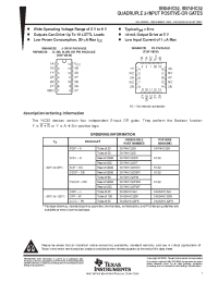 Datasheet SN54HC32J manufacturer TI
