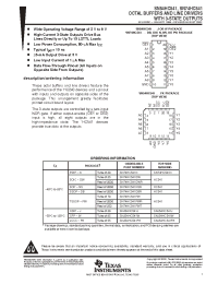 Datasheet SN54HC541 manufacturer TI