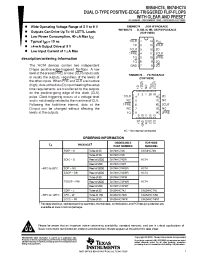 Datasheet SN54HC74FK manufacturer TI