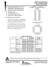 Datasheet SN54HCT245J manufacturer TI