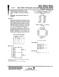 Datasheet SN54LS22 manufacturer TI