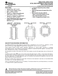 Datasheet SN54LVC374AFK manufacturer TI