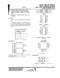 Datasheet SN54S20J manufacturer TI