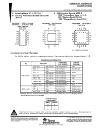 Datasheet SN74AHC04 manufacturer TI