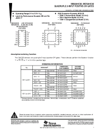 Datasheet SN74AHC32DE4 manufacturer TI