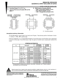 Datasheet SN74AHC86DGVR manufacturer TI