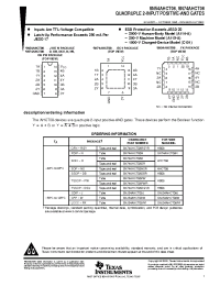 Datasheet SN74AHCT08NSR manufacturer TI