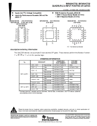 Datasheet SN74AHCT32NSRE4 manufacturer TI