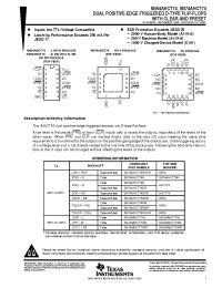 Datasheet SN74AHCT74PWLE manufacturer TI