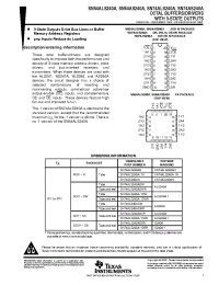 Datasheet SN74ALS240A-1DW manufacturer TI