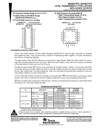 Datasheet SN74BCT573DWR manufacturer TI