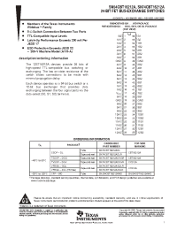 Datasheet SN74CBT16212 manufacturer TI