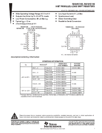 Datasheet SN74HC166DBR manufacturer TI