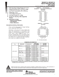 Datasheet SN74HC174DBR manufacturer TI
