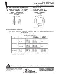Datasheet SN74HC21DR manufacturer TI