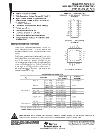 Datasheet SN74HC251DE4 manufacturer TI