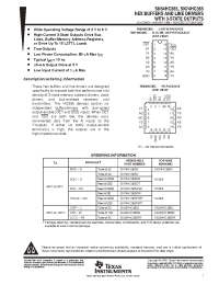 Datasheet SN74HC365NSRE4 manufacturer TI
