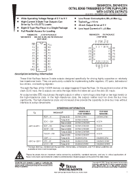 Datasheet SN74HC374PWR manufacturer TI