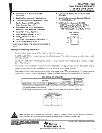 Datasheet SN74LVC1G125-Q1 manufacturer TI