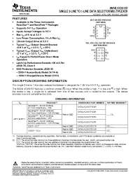 Datasheet SN74LVC2G157DCUT manufacturer TI