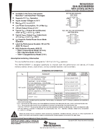 Datasheet SN74LVC2G241DCUR manufacturer TI