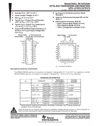 Datasheet SN74LVC646ADBLE manufacturer TI