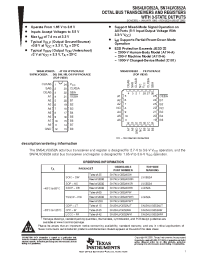 Datasheet SN74LVC652ADBLE manufacturer TI