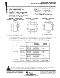 Datasheet SN74LVC86ADBR manufacturer TI