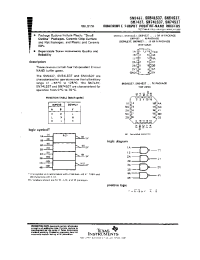 Datasheet SN74S37D manufacturer TI