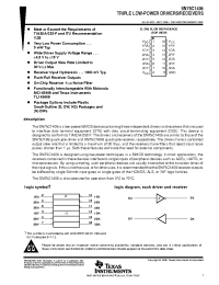 Datasheet SN75C1406DW manufacturer TI