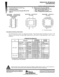 Datasheet SNJ54AHCU04J manufacturer TI