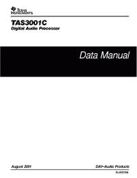 Datasheet TAS3001 manufacturer TI