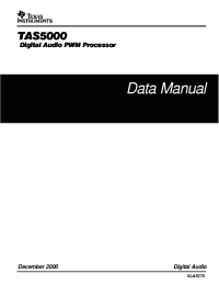 Datasheet TAS5000 manufacturer TI